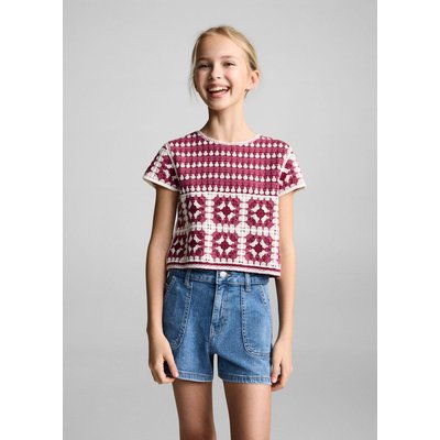 Short en jean droit MANGO KIDS