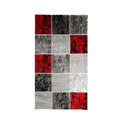 Tapis intérieur extérieur vintage à motifs cubes  METRO THE DECO FACTORY