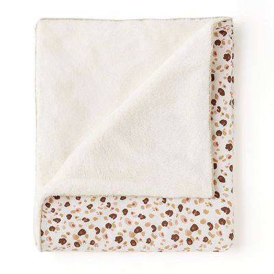 Couverture polaire en coton LÉOPARD COCOEKO