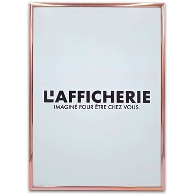 Cadre aluminium cuivre L'AFFICHERIE