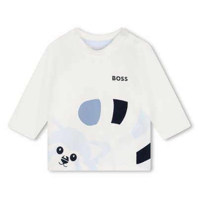 T-shirt imprimé panda roux BOSS KIDSWEAR