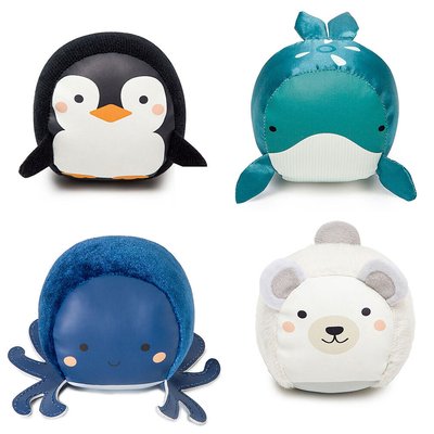 Lot de 4 balles doodballs Océan LITTLE BIG FRIENDS