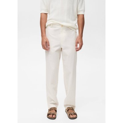 Pantalon lin regular-fit MANGO MAN