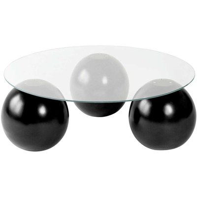 Table basse ronde en verre Miro HANAH HOME