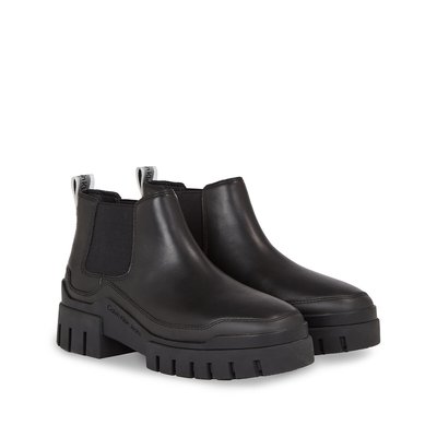 Bottines chelsea basses en cuir CALVIN KLEIN JEANS