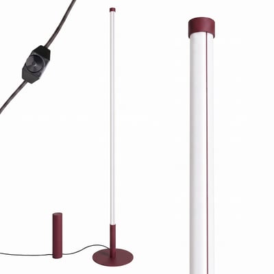 Lampadaire Bordeaux LED 1 Trang EDEN