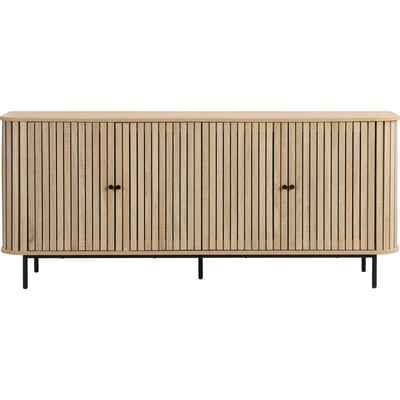 Buffet 4 portes effet chêne - SOLNA HOMIFAB