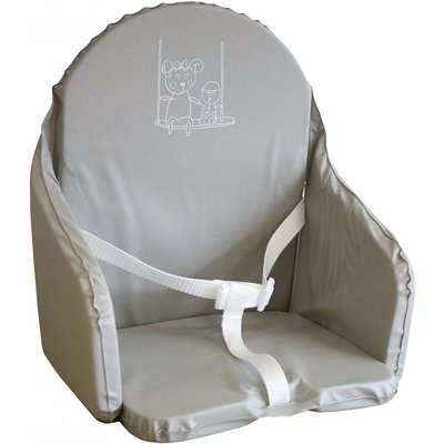 Coussin de chaise haute gris perle LOOPING