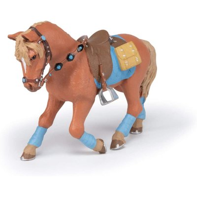 Figurine Cheval du jeune cavalier PAPO
