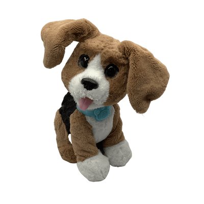 Peluche chien interactive 23 cm - Bon état HASBRO