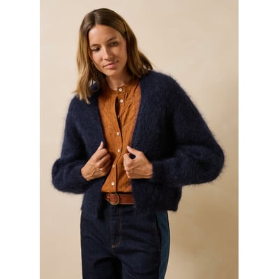 Gilet manches longues en maille LA FEE MARABOUTEE