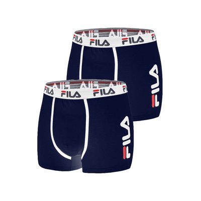 Lot De 2 Boxers Coton Uni Fu5040 FILA