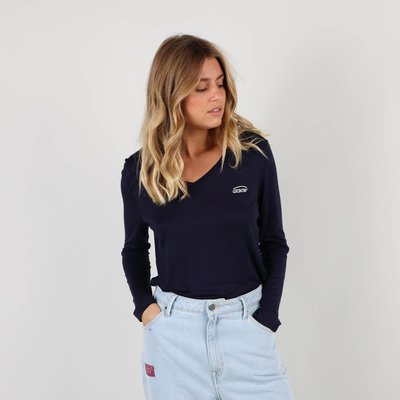 T-shirt fluide manches longues col THAMALONG OXBOW