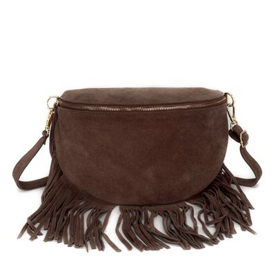 Sac banane en cuir nubuck italien LOU RODEO OH MY BAG