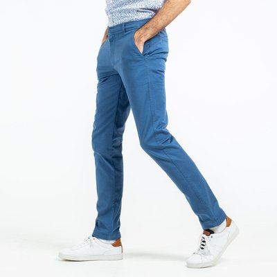 Pantalon chino bleu ciel La Redoute
