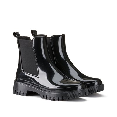 Boots vernies noir La Redoute