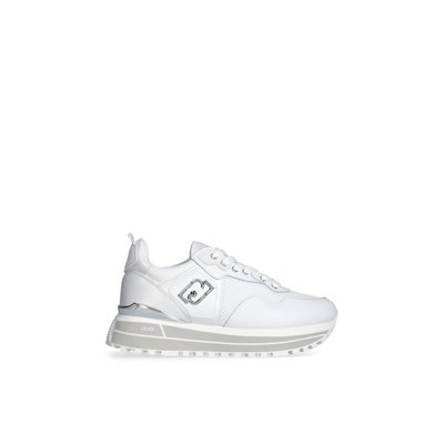 Sneakers plateforme en cuir et mesh LIU JO