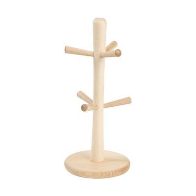 Arbre à mugs en hêtre T ET G WOODWARE