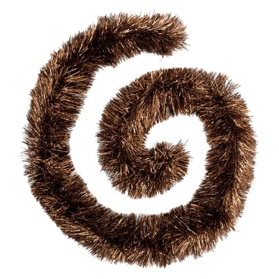 Guirlande de noël "Boa" brin fin bronze 150x8x2m ATMOSPHERA