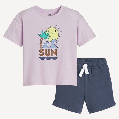 Ensemble 2 pièces T-shirt et short LA REDOUTE COLLECTIONS