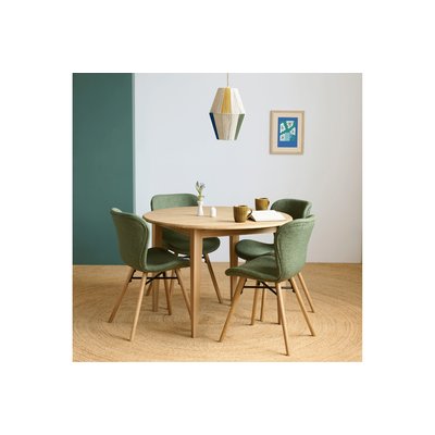 Chaises tissu et bois chêne (lot de 2) - MATILDA HELLIN, DEPUIS 1862