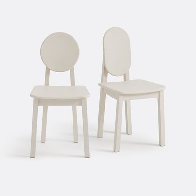 Set van 2 stoelen in essenhout , Tribal LA REDOUTE INTERIEURS