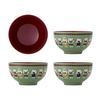 Bols céramique souris  PEO set de 4 BLOOMINGVILLE