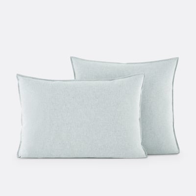 Funda de almohada, en franela de algodón chambray, Clara LA REDOUTE INTERIEURS