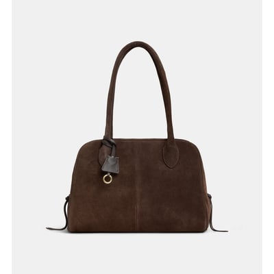 Sac à main frida grandes anses cuir suédé GALERIES LAFAYETTE
