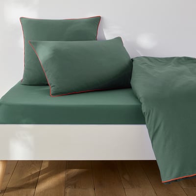 Drap-housse enfant, en coton, bonnet 25 cm, MACHA LA REDOUTE INTERIEURS