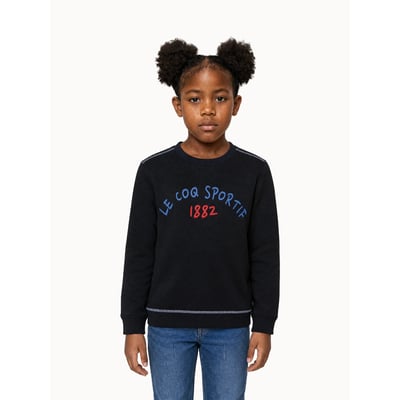 Sweat col rond en molleton léger Tricolores LE COQ SPORTIF
