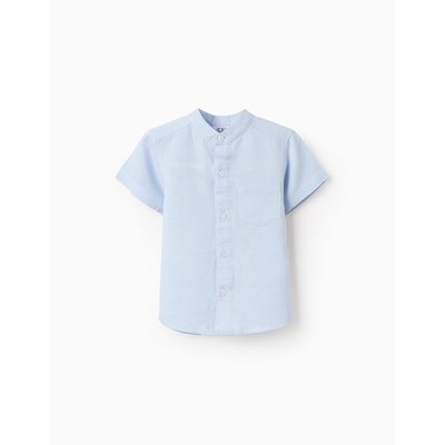 Chemise avec Col Mao et Poche ZIPPY