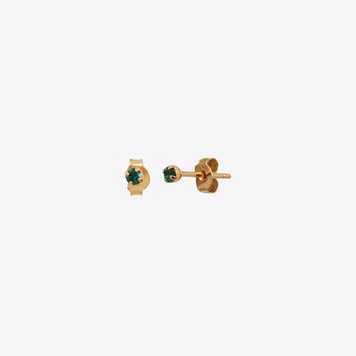 Boucles d'oreilles dorées à l'or fin PARIS CAROLINE NAJMAN