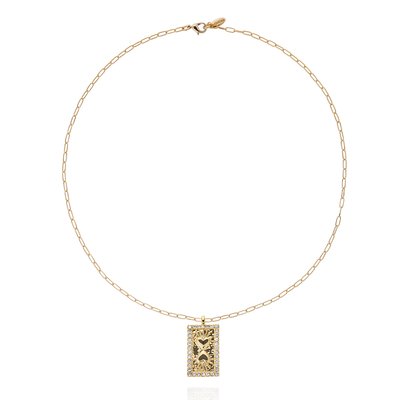 Collier chaîne avec pendentif central MESSIAH HIPANEMA