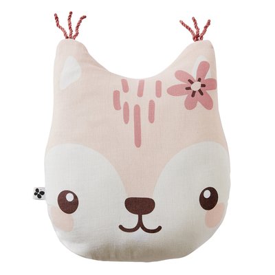 Coussin en gaze de coton Tamia l ecureuil EDEN