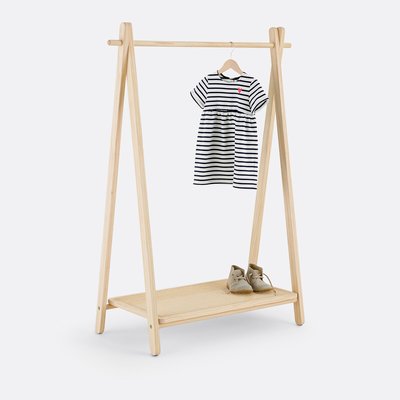 Kinderkleiderständer Esmée, Kiefer massiv und Rattan LA REDOUTE INTERIEURS