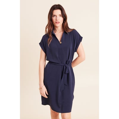Robe droite courte manches courtes BREAL