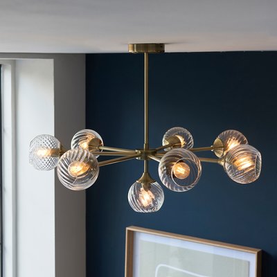 Allton Twisted Glass Pendant Light SO'HOME