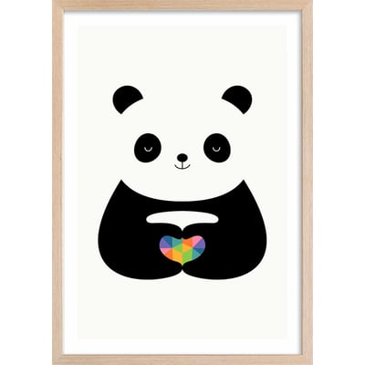 Affiche  love panda HEXOA