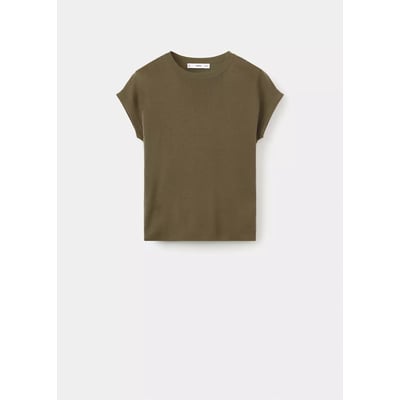T-shirt maille manches courtes MANGO