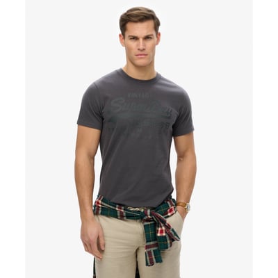 T-shirt ton sur ton Vintage Logo SUPERDRY