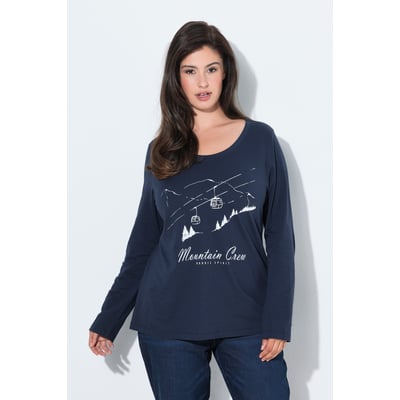 T-shirt motif montagne, coupe Classic Fit ULLA POPKEN