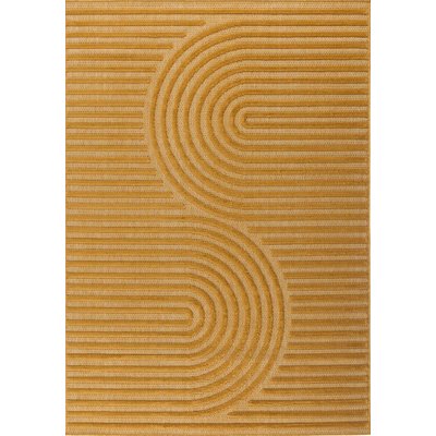 Tapis interieur exterieur à motif oval SANTORINI NAZAR RUGS
