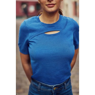 Pull col rond uni MAIWEN LA PETITE ETOILE