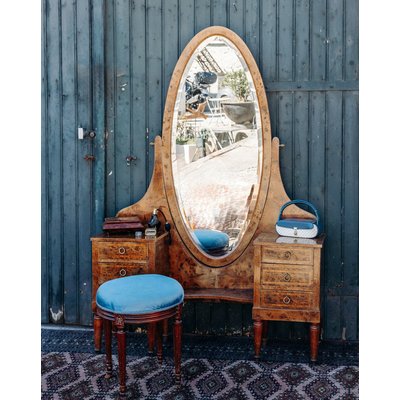Coiffeuse en bois Louise N°111 - Bon état DEBONGOUT