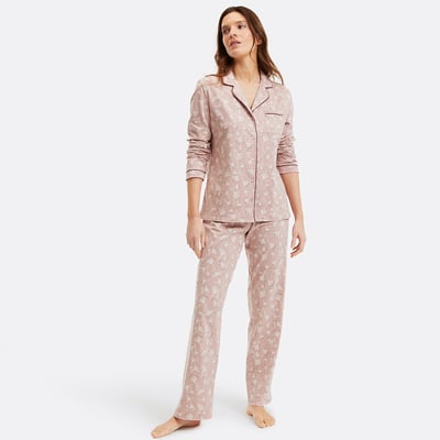 Pigiama in cotone stampato, maniche lunghe ANNE WEYBURN