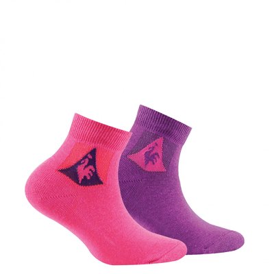 Pack de 2 paires de tiges courtes enfant en coton KINDY