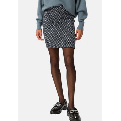 Jupe en tricot avec motif graphique ZERO
