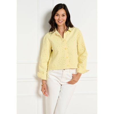 Veste courte en broderie anglaise LOLALIZA