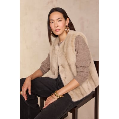 Gilet sans manches duveteux BROOKLYN Maison 123